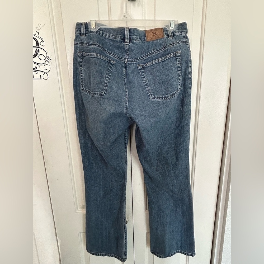 Lauren Jeans Co. Ralph Lauren Denim Wide Leg Jeans Women's Size 10 - Picture 5 of 14